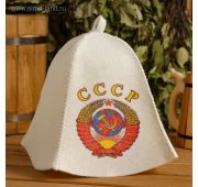 Шапка для бани «СССР» принт 5312220