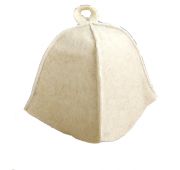 Шапка для бани «Классическая» белая 3536420